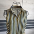 M/L (38/42) – Kék-sárga csíkos ruha