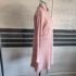 XL (46) – Pasztell rózsaszín galléros ruha