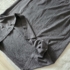 3XL - Sötétszürke Midi szoknya