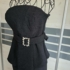 Fekete peplum ruha