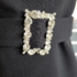 Fekete peplum ruha