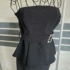 Fekete peplum ruha