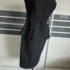Fekete peplum ruha