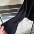 Fekete kötött pulóver