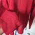 Piros pulóver